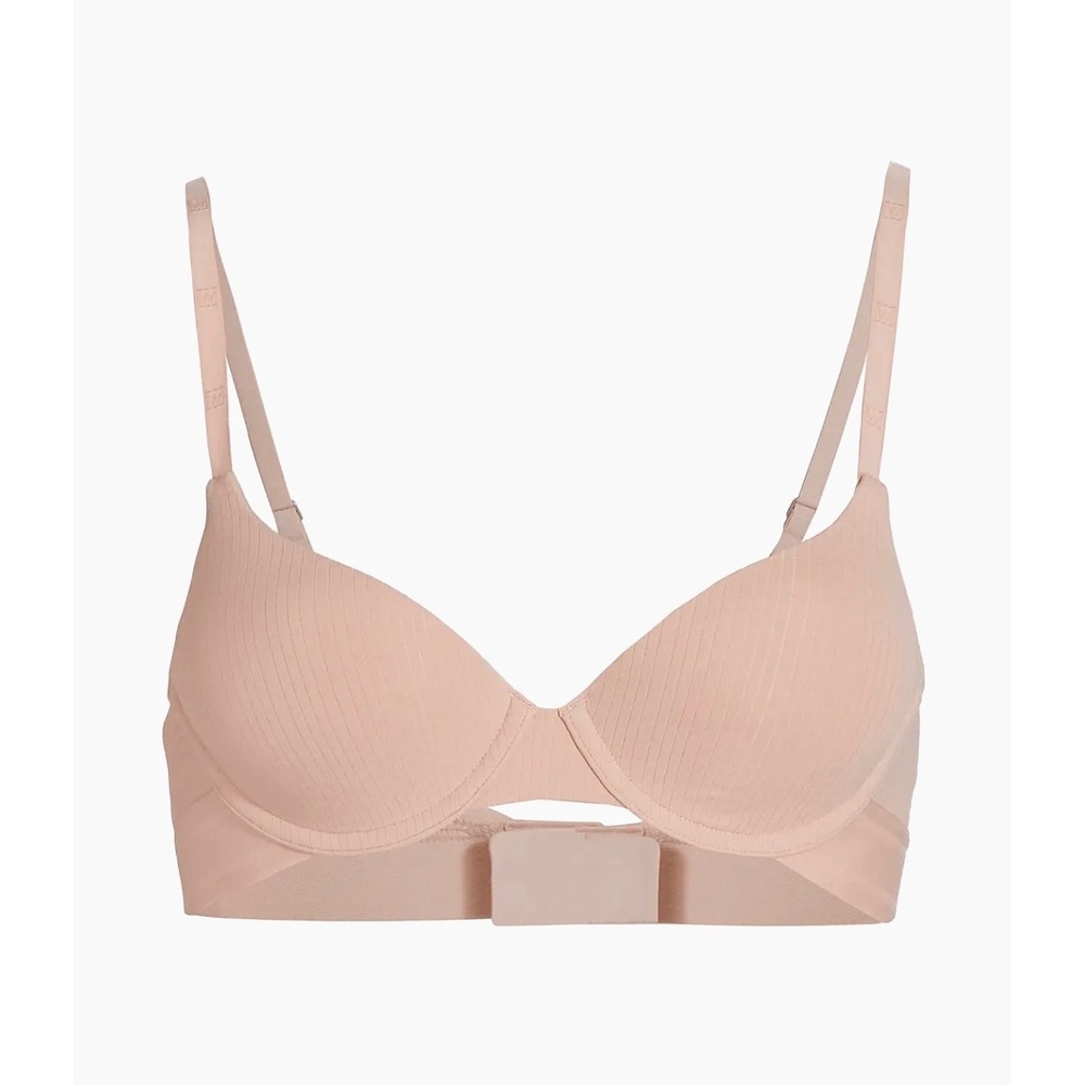 Wolford Beauty Cotton Demi Underwire Bra – Powder Pink – 38E – NWT‎